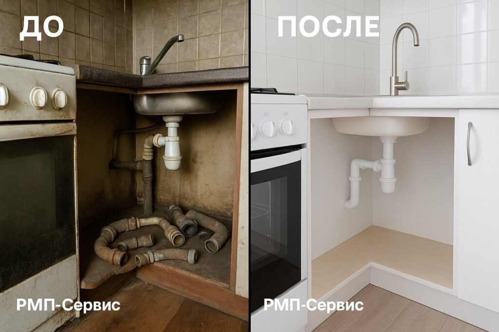 Замена раковины и мойки