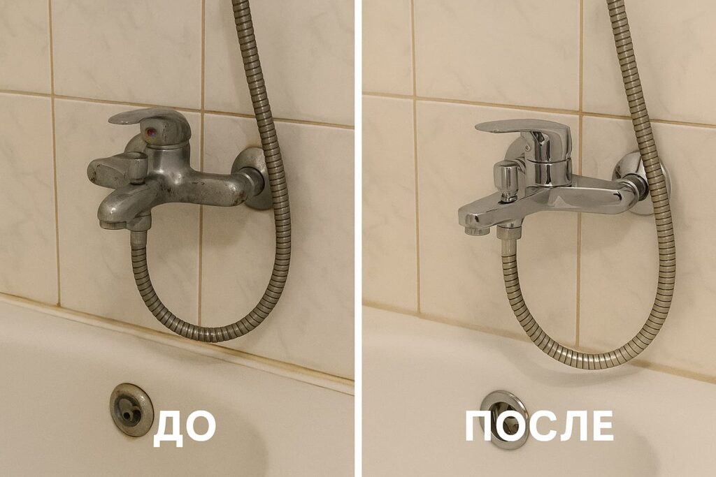 РМП-Сервис монтаж и замена смеситель в ванной — услуги в Калуга
