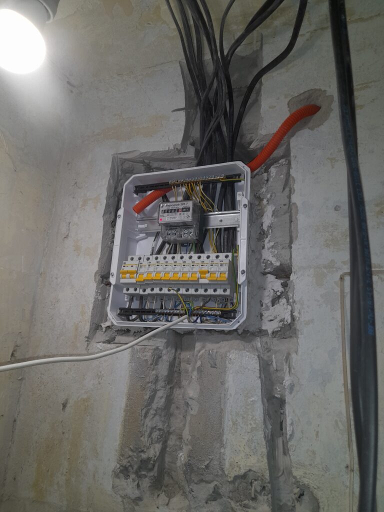 Монтаж электрощита